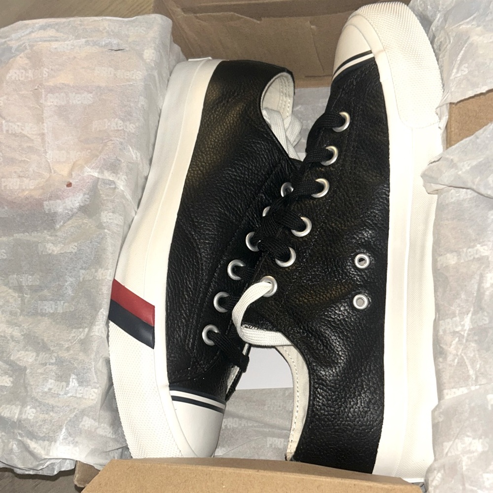 Keds Black and White Canvas Sneakers Classic Design